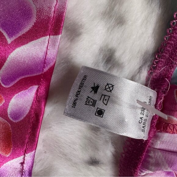 La senza 2 piece set tank top and shorts pajamas lounge fireworks floral shiny - Picture 7 of 7